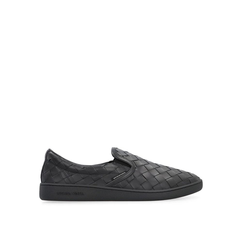 Bottega Veneta Black Calfskin Low Top Sneakers | Regal Royce