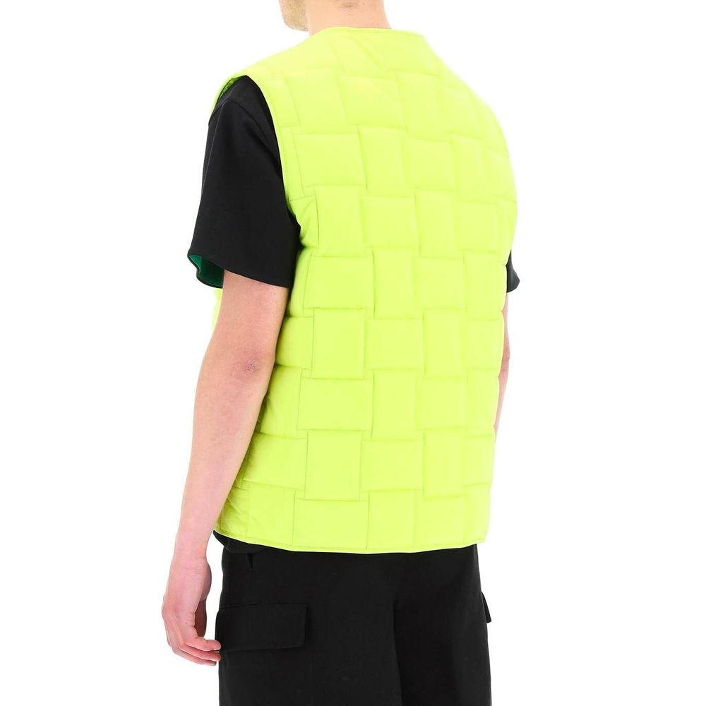 Bottega Veneta Bicolor Polyamide Sleveless Jacket | Regal Royce