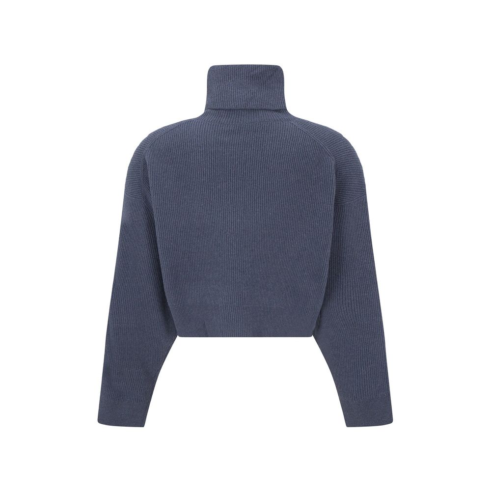 Brunello Cucinelli Blue Cashmere Turtleneck | Regal Royce