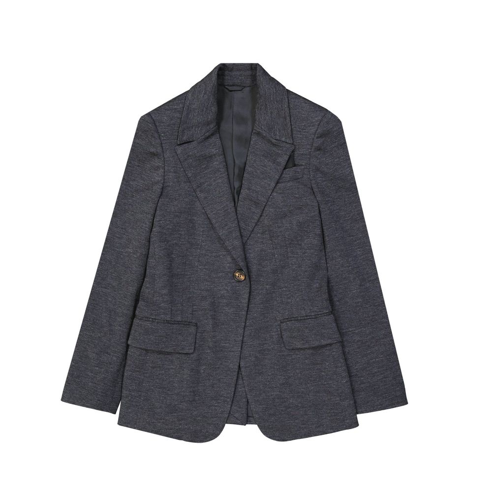 Brunello Cucinelli Gray Wool Blazer | Regal Royce