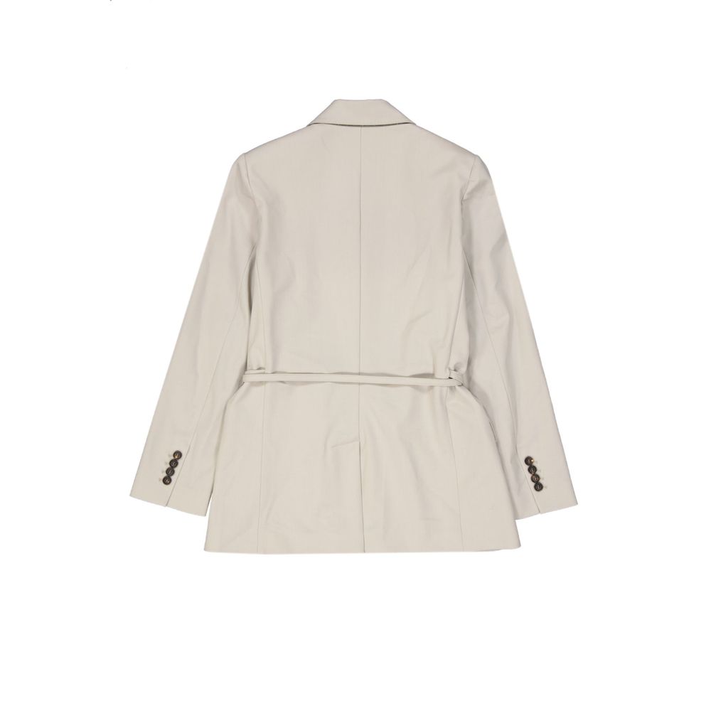 Brunello Cucinelli Beige Elastane Coat | Regal Royce