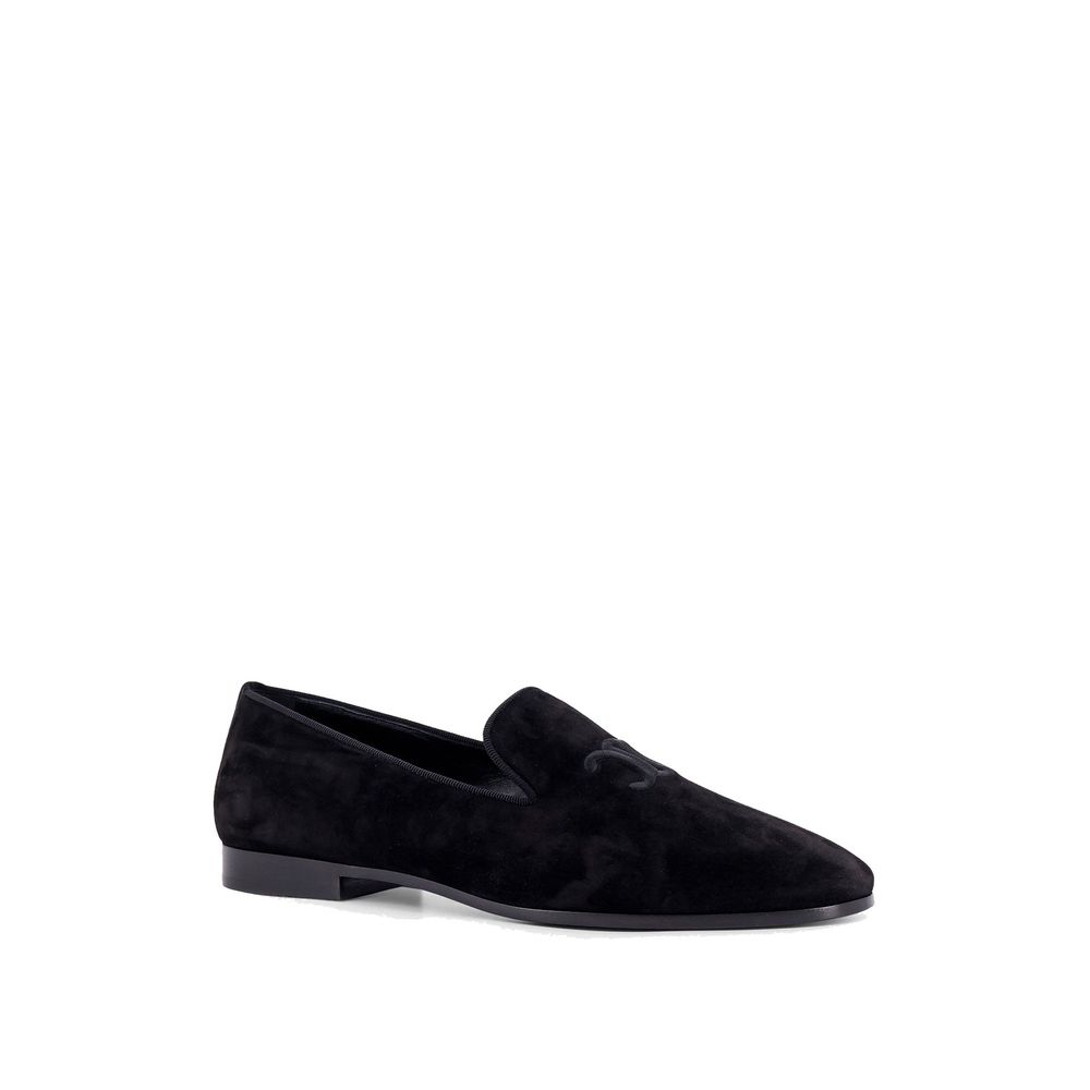 Celine Black Calfskin Slip-On Loafers | Regal Royce