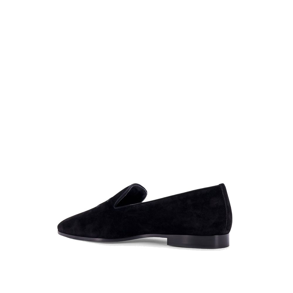 Celine Black Calfskin Slip-On Loafers | Regal Royce