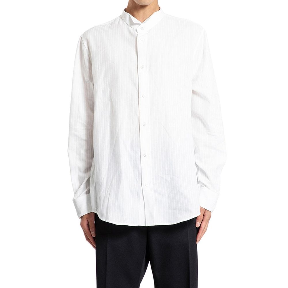 Celine White Cotton Dress Shirt | Regal Royce
