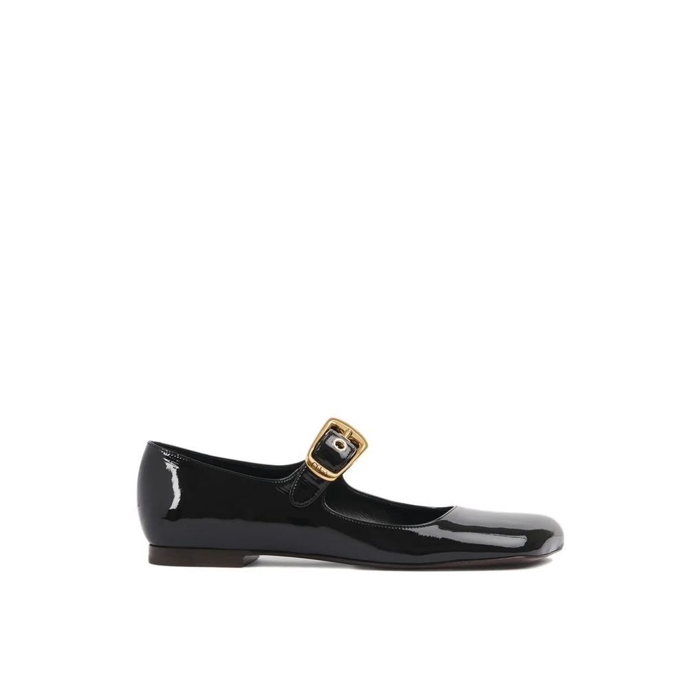 Chloé Black Calfskin Ballet Flats | Regal Royce