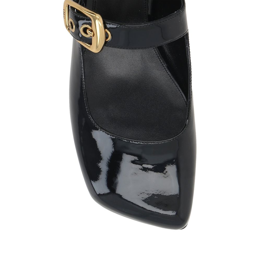 Chloé Black Calfskin Ballet Flats | Regal Royce
