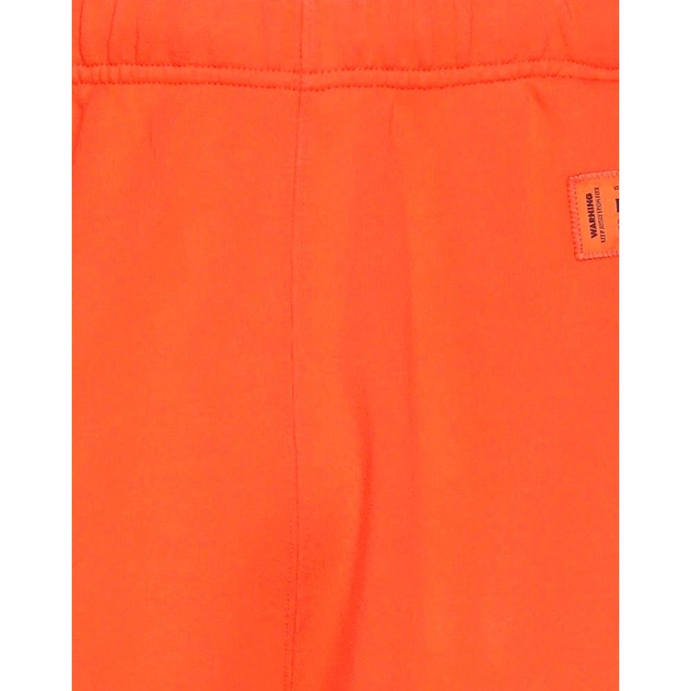 Heron Preston Orange Cotton Shorts | Regal Royce