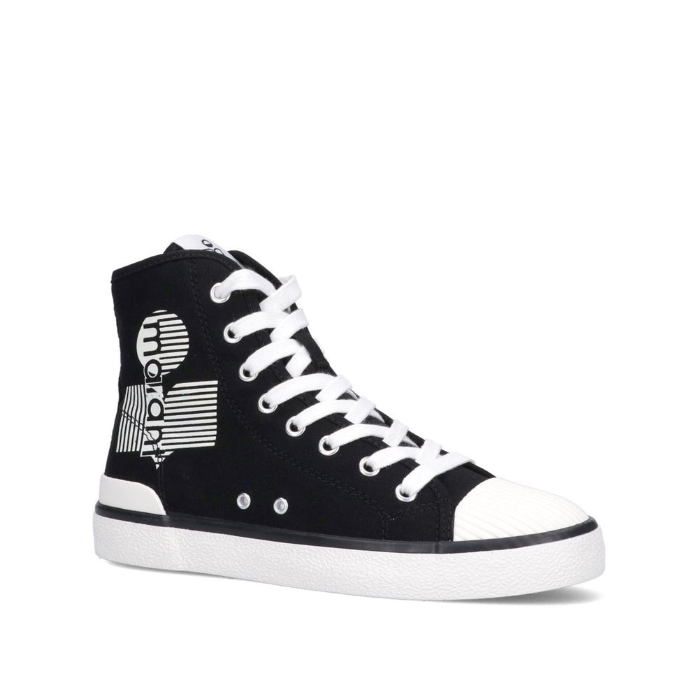 Isabel Marant Black Canvas High Top Sneakers | Regal Royce