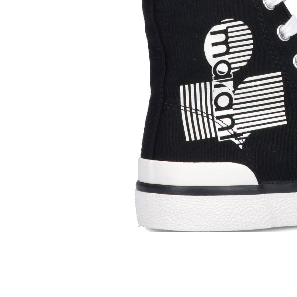Isabel Marant Black Canvas High Top Sneakers | Regal Royce
