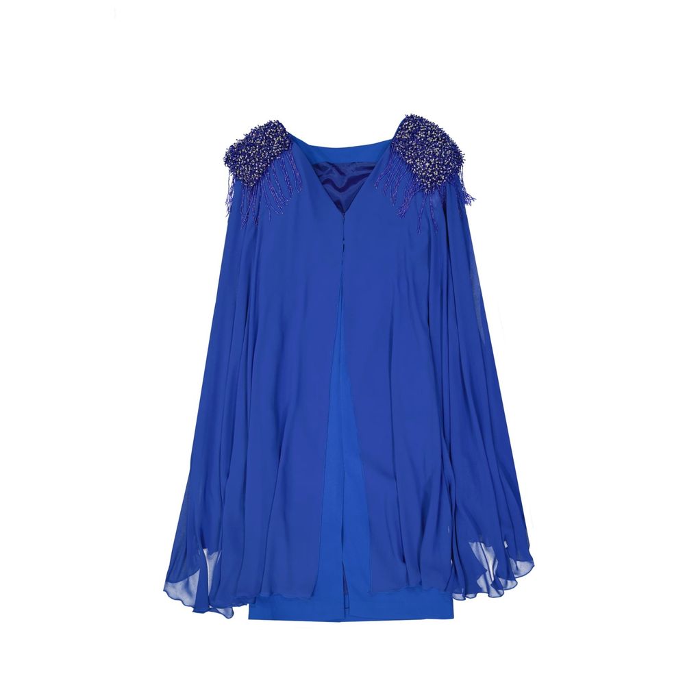 IVAN MONTESI Blue Acetate Cocktail Dress | Regal Royce