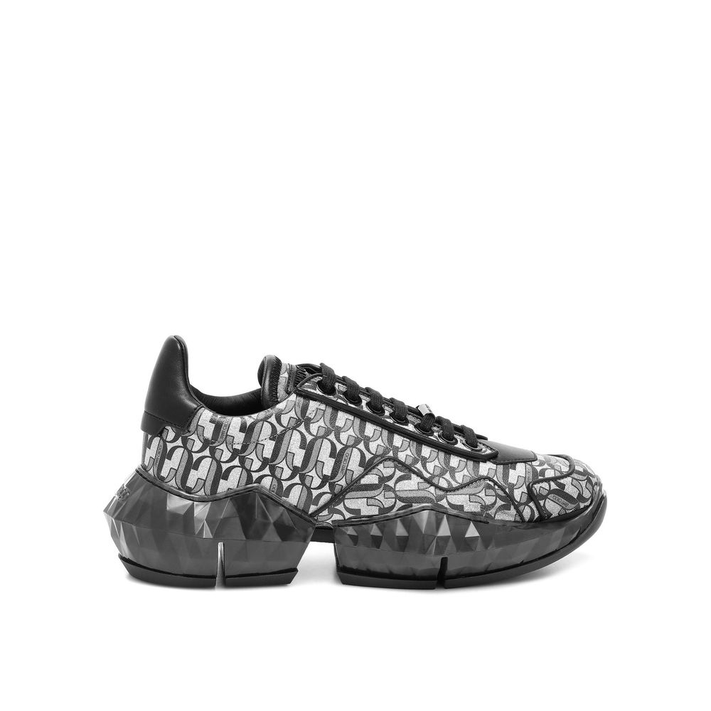 Jimmy Choo Black Calfskin Chunky Sneakers | Regal Royce
