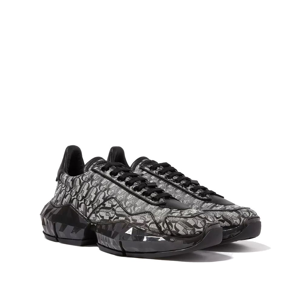 Jimmy Choo Black Calfskin Chunky Sneakers | Regal Royce
