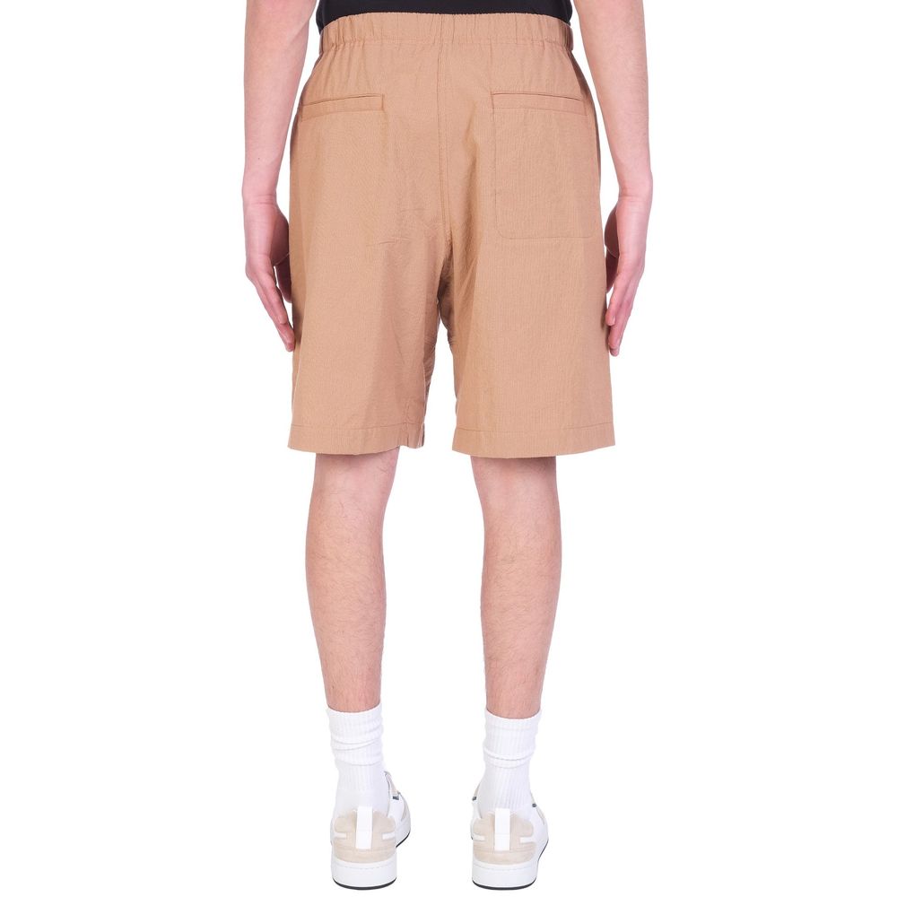 Kenzo Brown Cotton Bermuda Shorts | Regal Royce