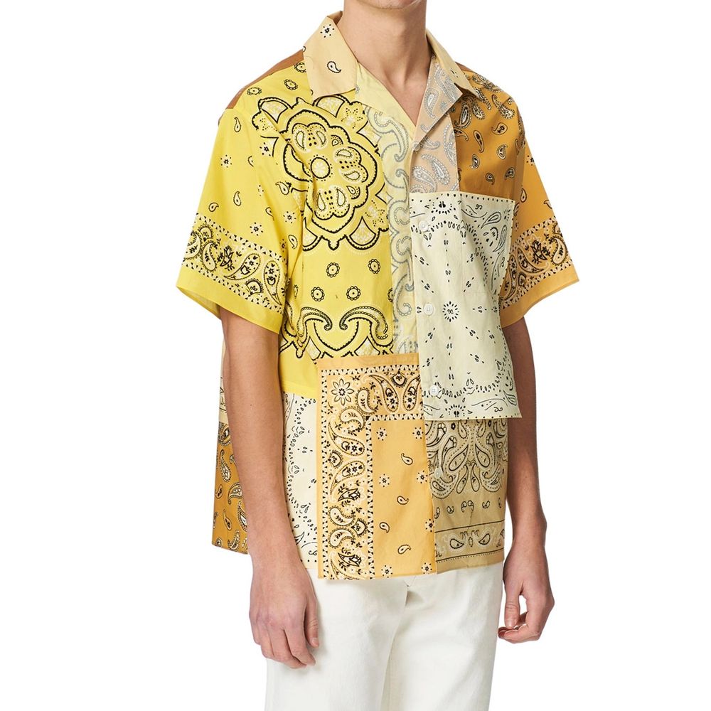 Kenzo Bicolor Cotton Pattern Shirt | Regal Royce