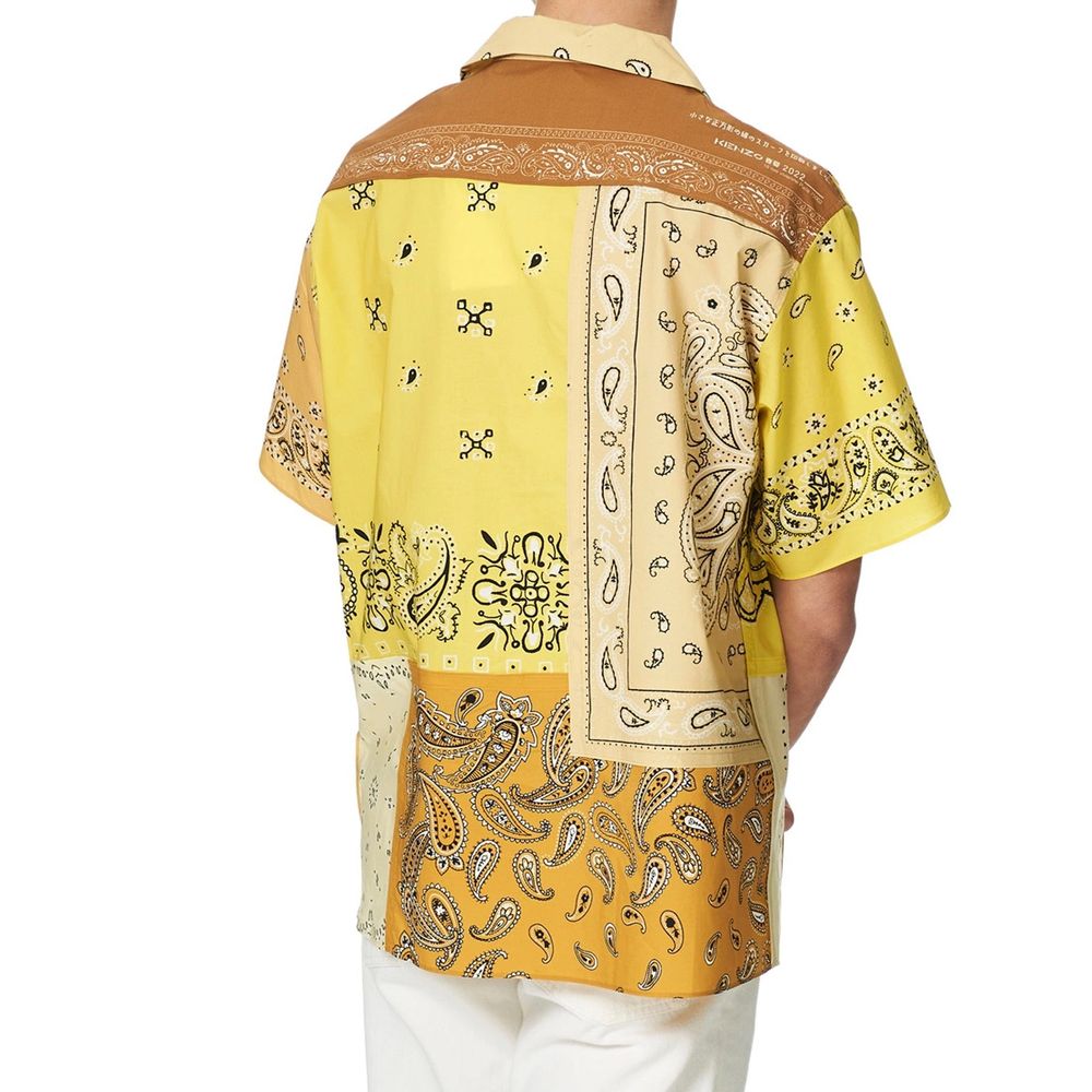 Kenzo Bicolor Cotton Pattern Shirt | Regal Royce