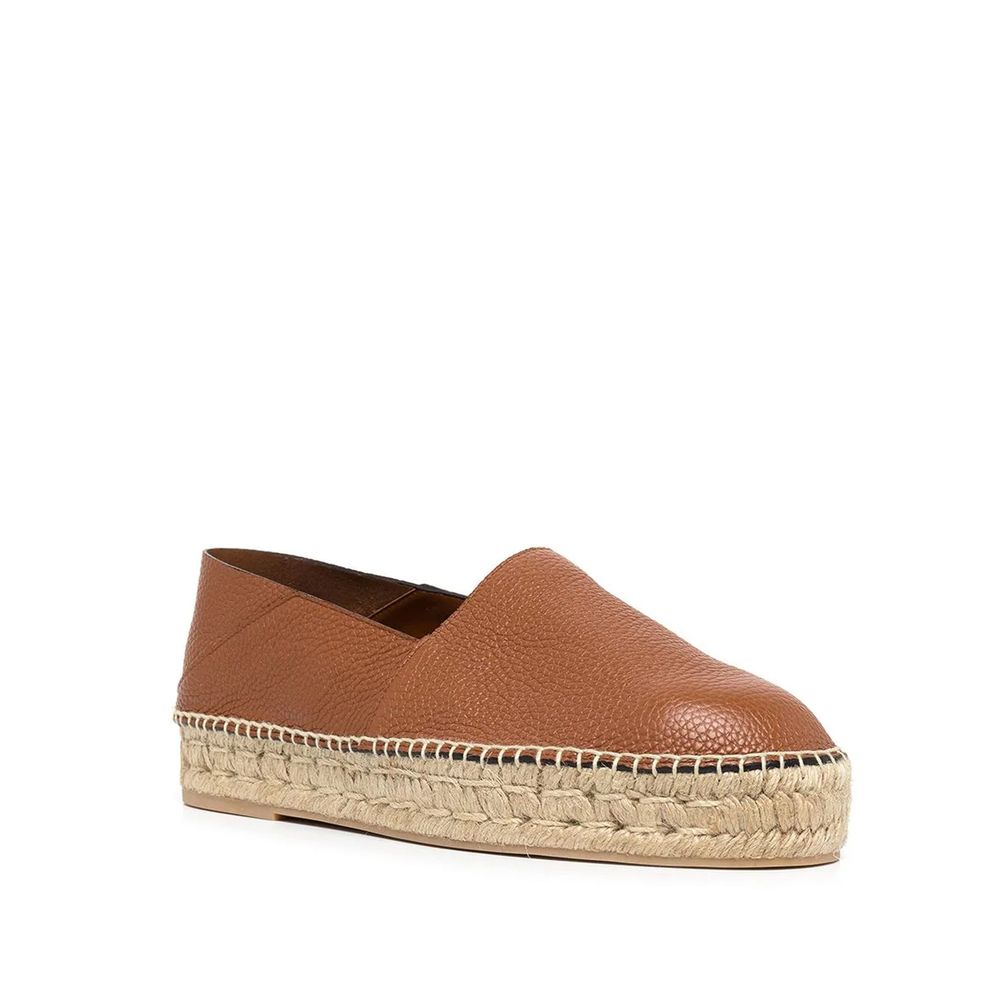 Valentino Garavani Brown Calfskin Espadrilles | Regal Royce