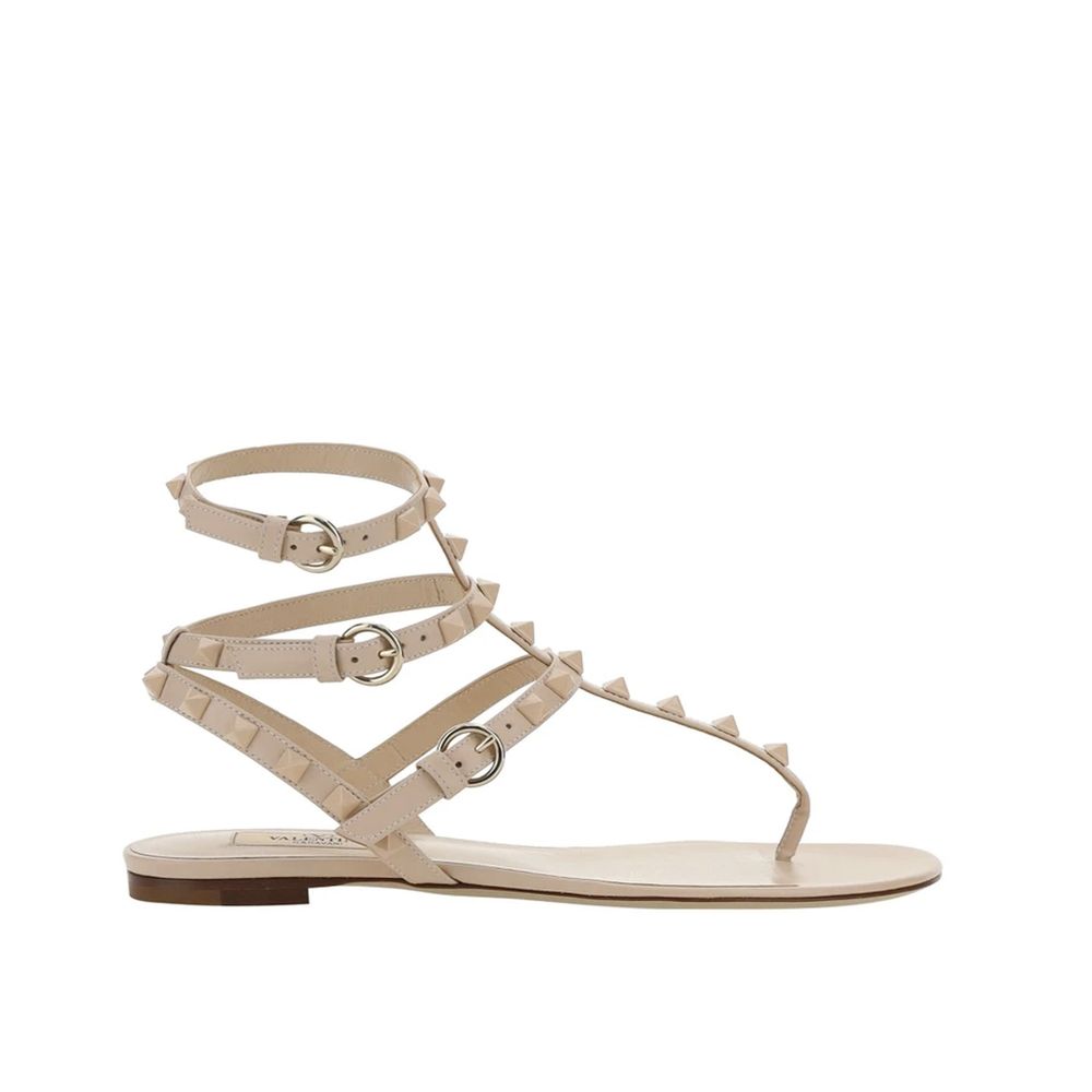 Valentino Garavani Multicolor Calfskin Strap-On Sandals | Regal Royce
