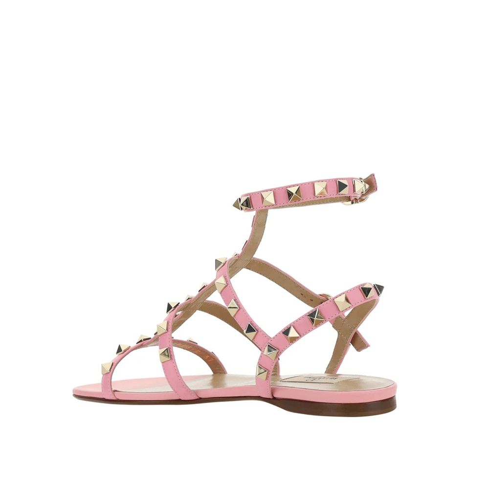 Valentino Garavani Multicolor Calfskin Flat Sandals | Regal Royce