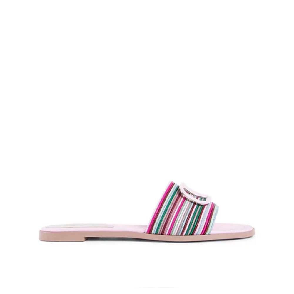 Valentino Garavani Multicolor Leather Slides | Regal Royce