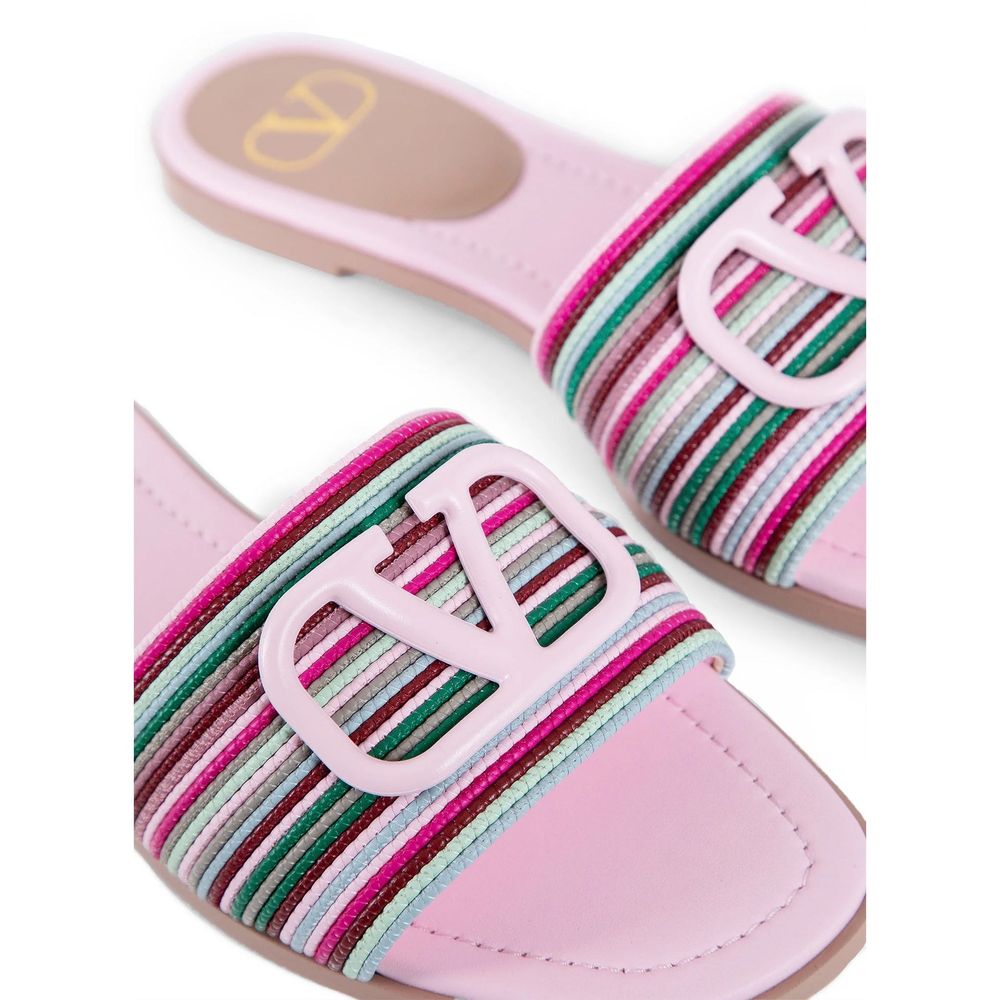 Valentino Garavani Multicolor Leather Slides | Regal Royce