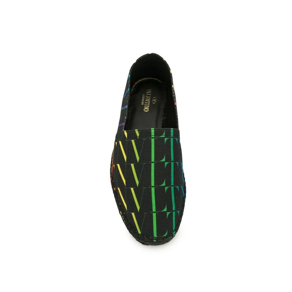 Valentino Garavani Black Canvas Espadrilles | Regal Royce