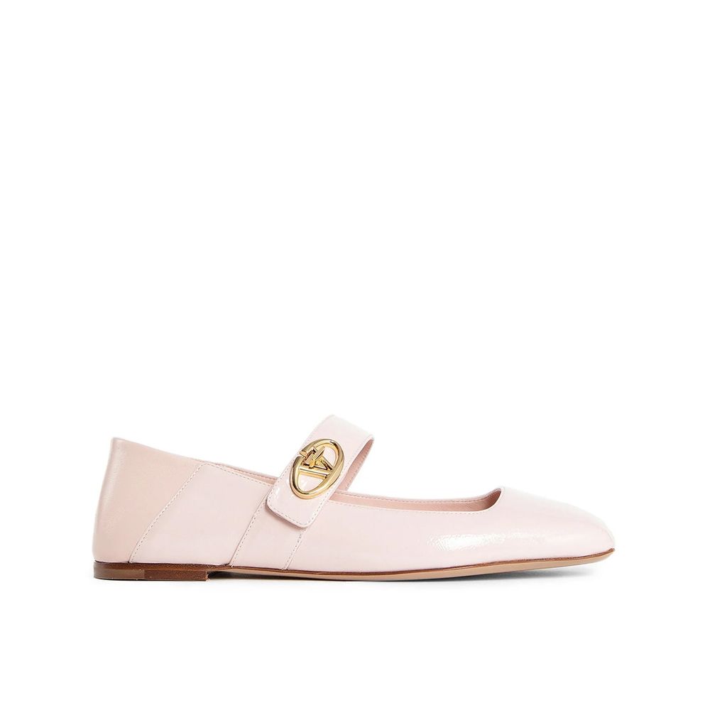 Valentino Garavani Multicolor Lamb Leather Ballet Flats | Regal Royce