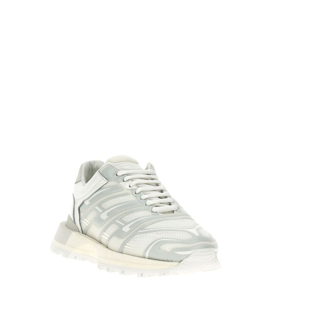 Maison Margiela White Fabric Athletic Sneakers | Regal Royce