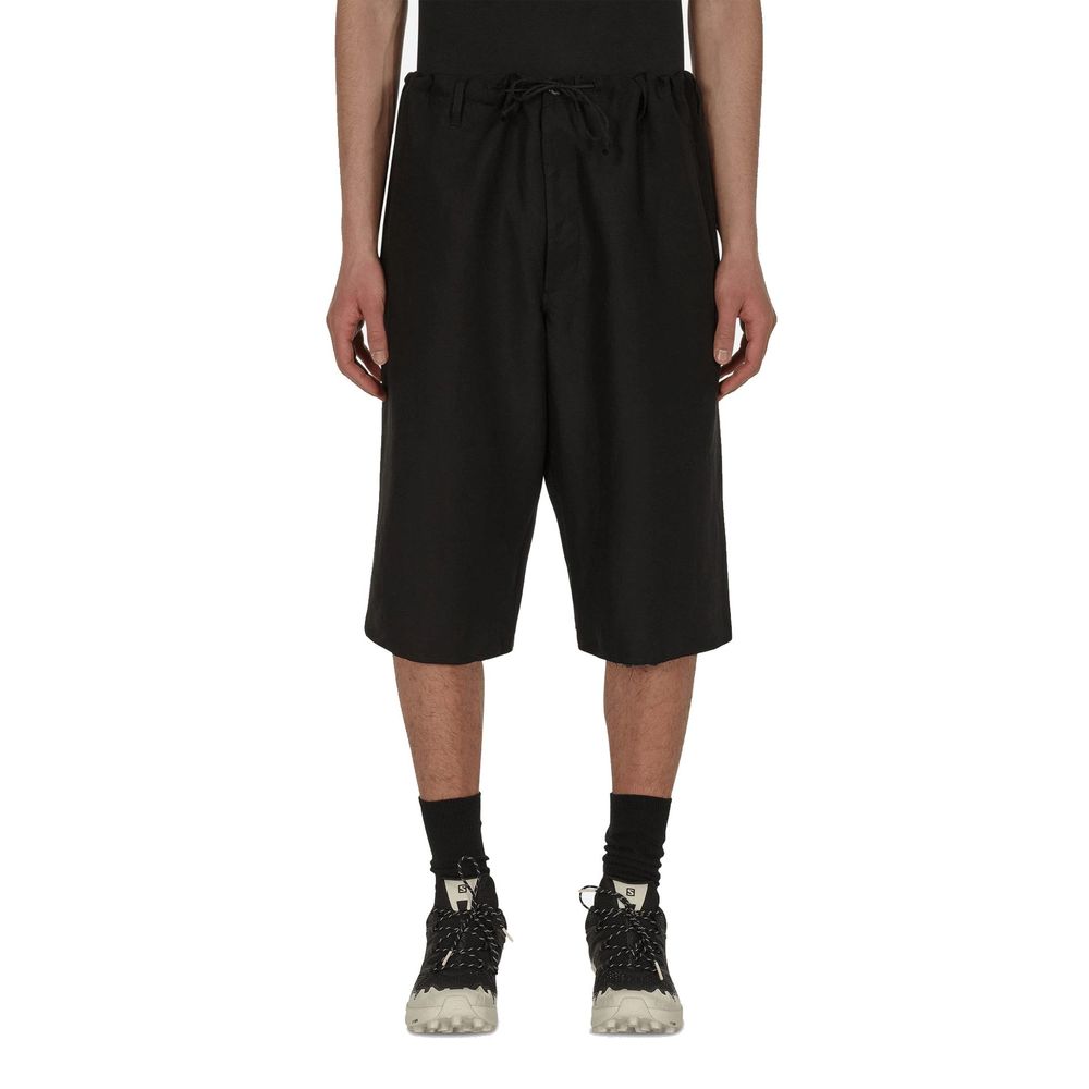 Maison Margiela Black Linen Bermuda Shorts | Regal Royce