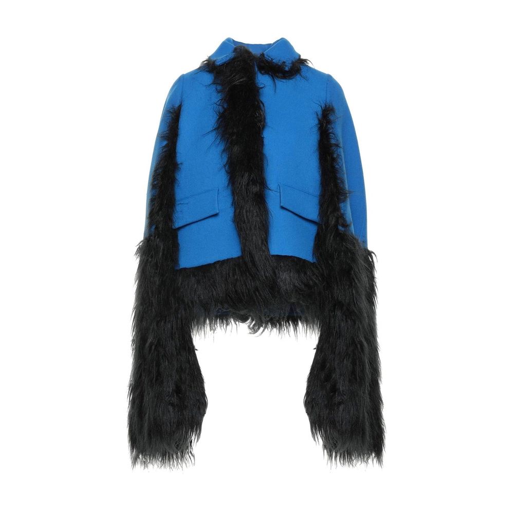 Maison Margiela Blue Wool Cloacks | Regal Royce