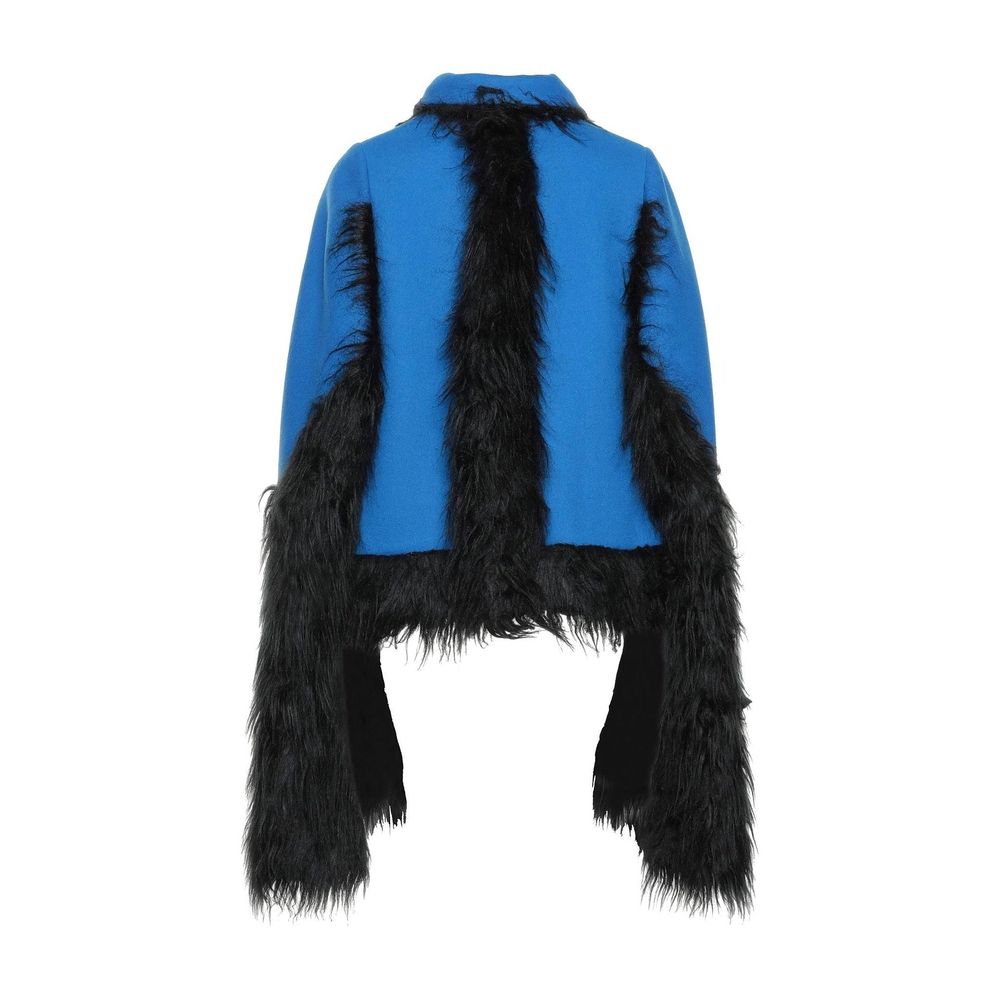 Maison Margiela Blue Wool Cloacks | Regal Royce