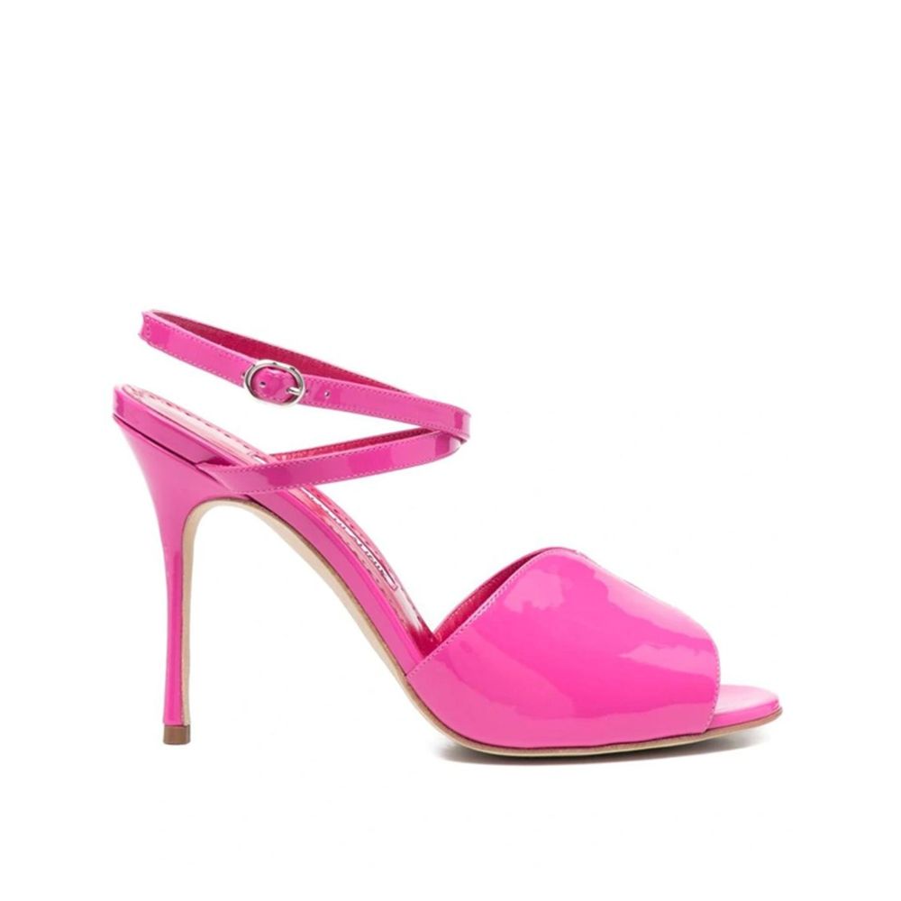 Manolo Blahnik Multicolor Calfskin Stiletto Heel Sandals | Regal Royce