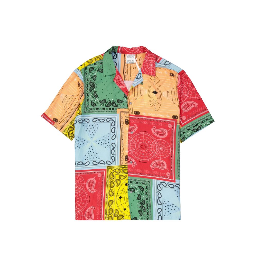 Marcelo Burlon Multicolor Viscose Pattern Shirt | Regal Royce