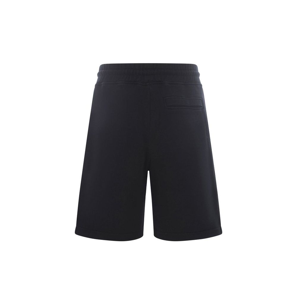Marcelo Burlon Black Cotton Shorts | Regal Royce