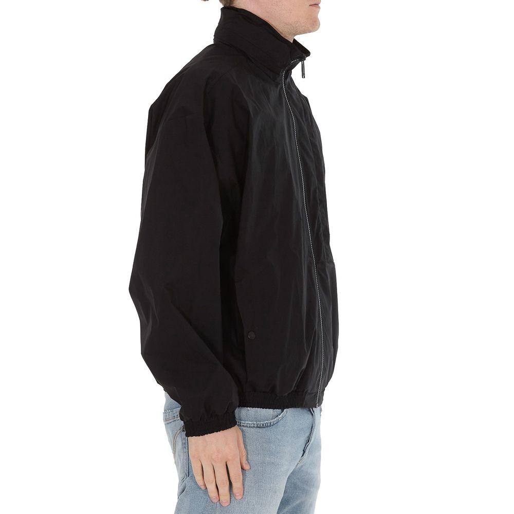 Marcelo Burlon Black Cotton Bomber | Regal Royce