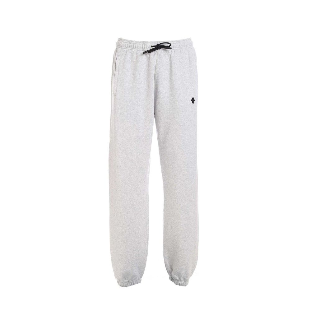 Marcelo Burlon Gray Cotton Joggers (Workout Pants) | Regal Royce