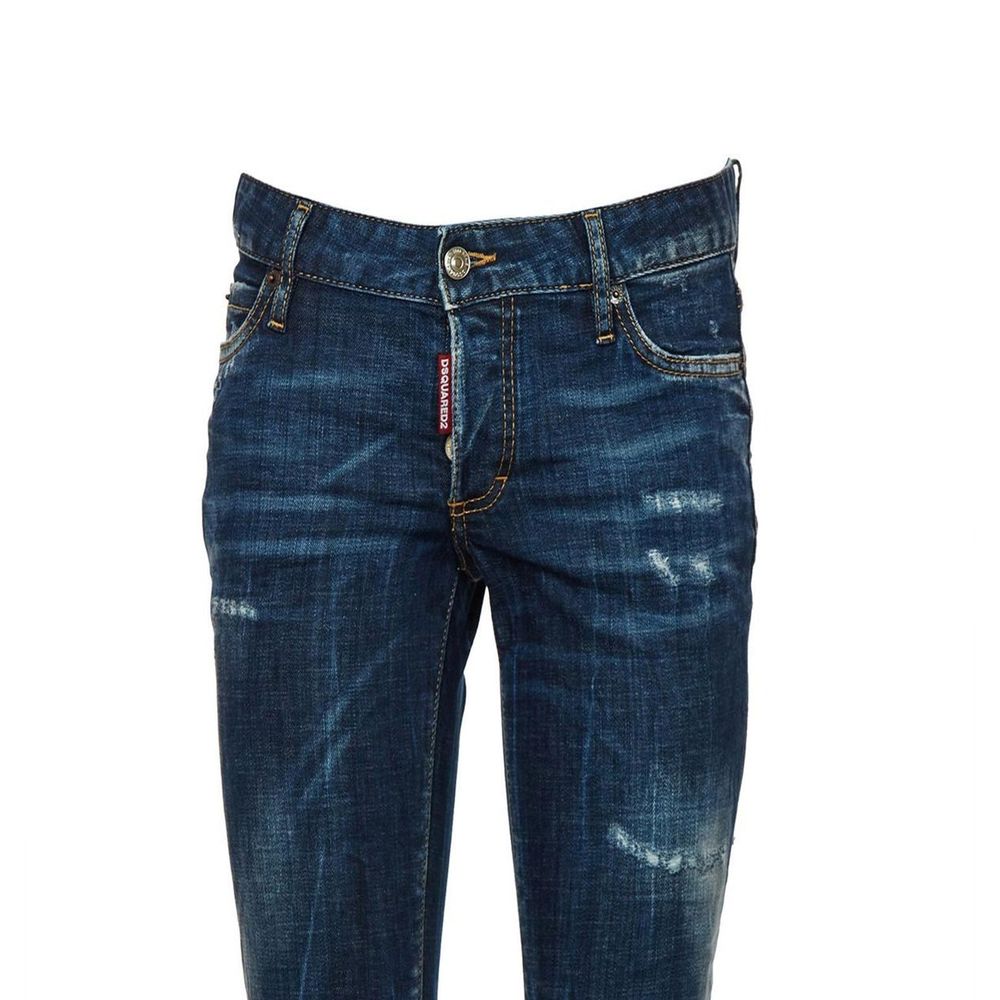 Dsquared² Blue Cotton Slim Fit Jeans | Regal Royce