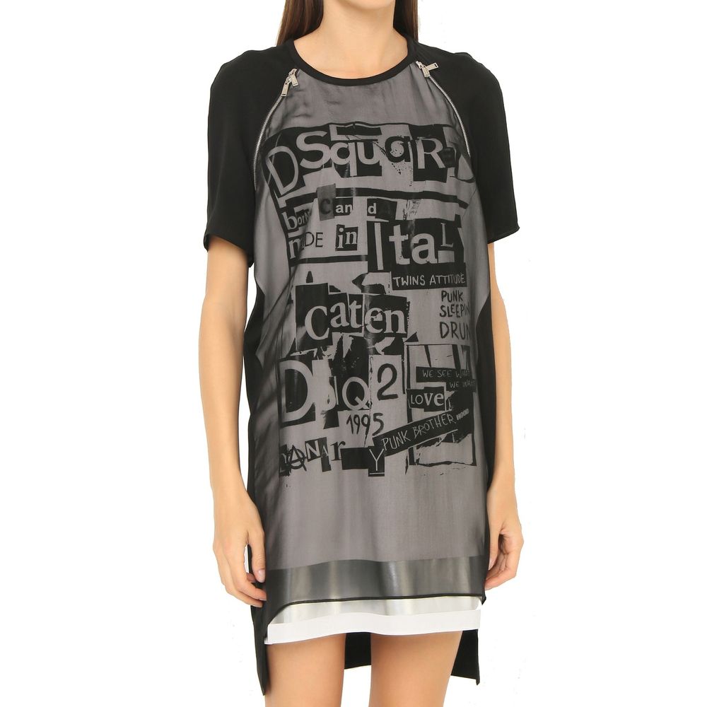 Dsquared² Black Silk Casual Dress | Regal Royce