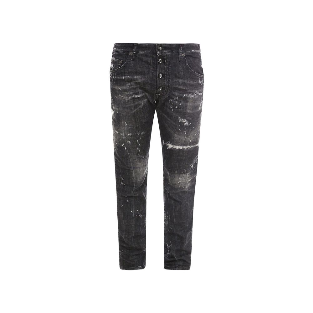 Dsquared² Black Cotton Jeans Denim | Regal Royce