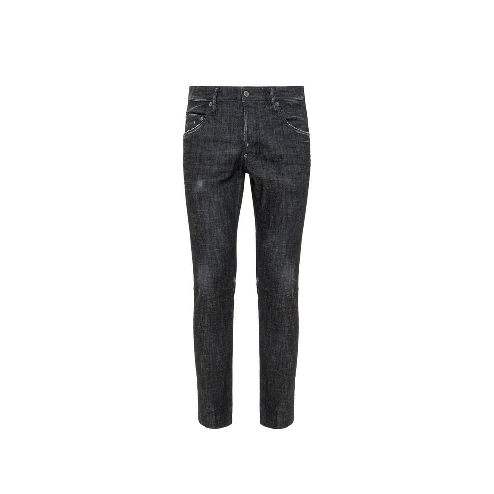 Dsquared² Black Cotton Slim Fit Jeans | Regal Royce