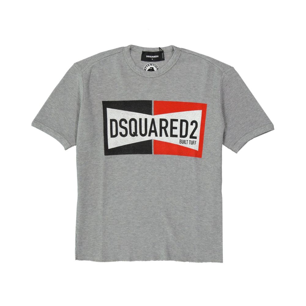 Dsquared² Gray Cotton T-Shirt | Regal Royce