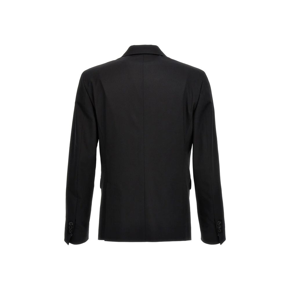 Dsquared² Black Elastane Two-Piece Suit | Regal Royce