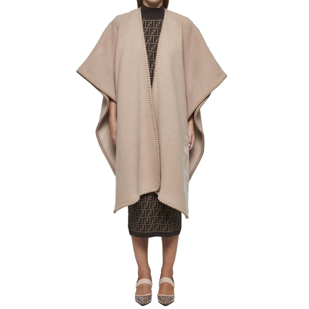 Fendi Beige Cashmere Poncho | Regal Royce