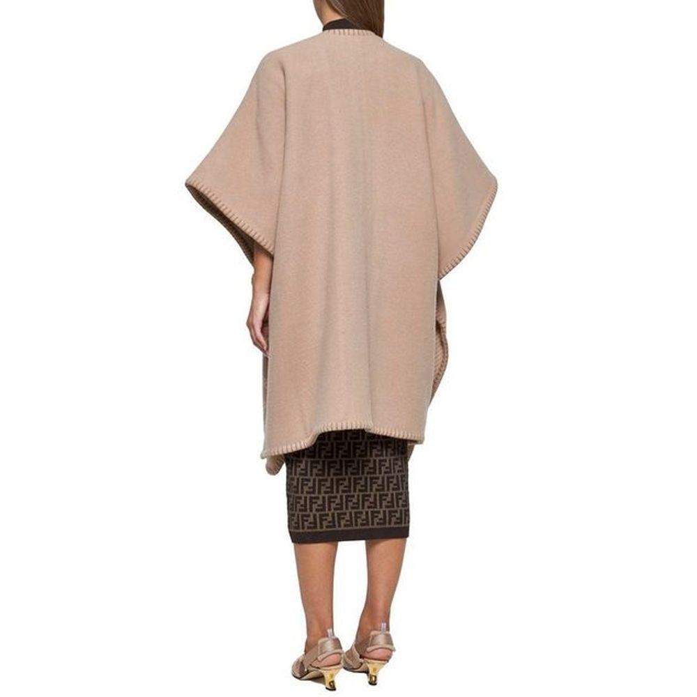 Fendi Beige Cashmere Poncho | Regal Royce