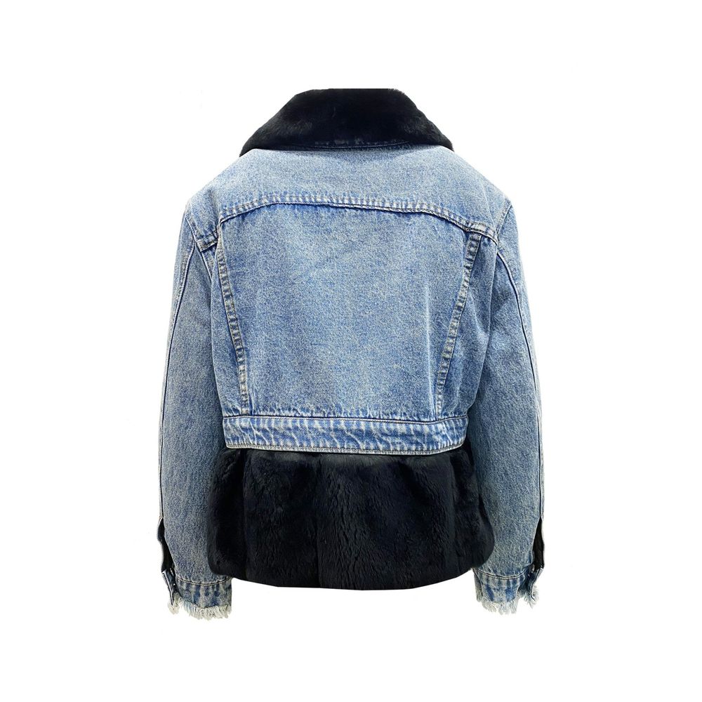 FORTE DEI MARMI COUTURE Blue Cotton Denim Jacket | Regal Royce