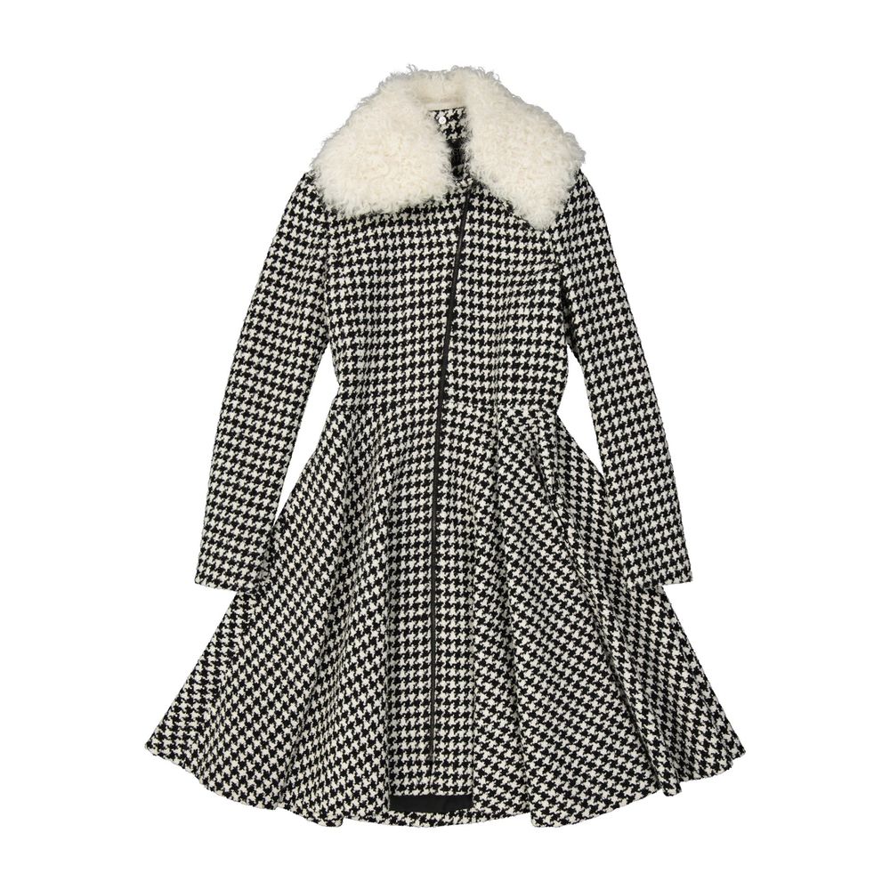 Giambattista Valli Black Virgin Wool Coat | Regal Royce