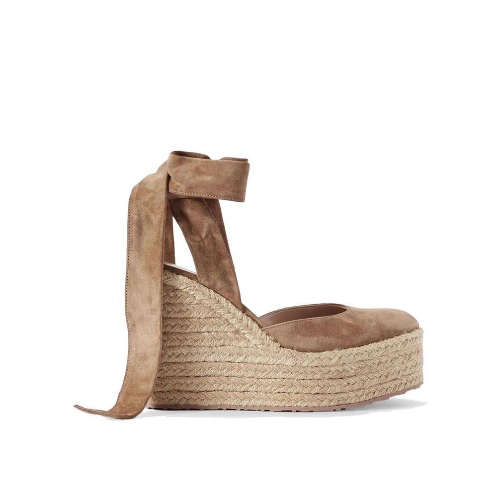 Gianvito Rossi Beige Calfskin Espadrilles | Regal Royce
