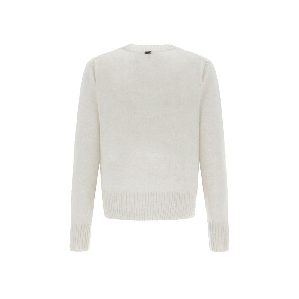 Herno White Cashmere Cashmere Sweater | Regal Royce