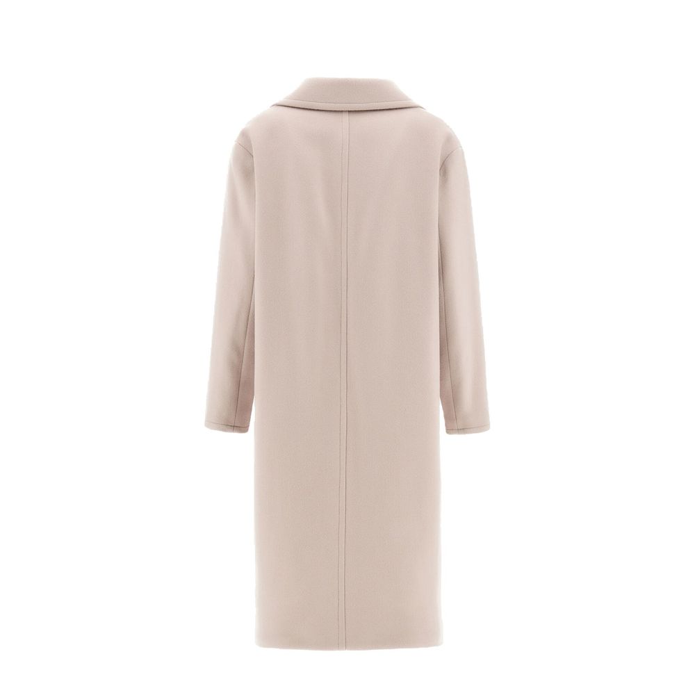 Herno Beige Wool Coat | Regal Royce