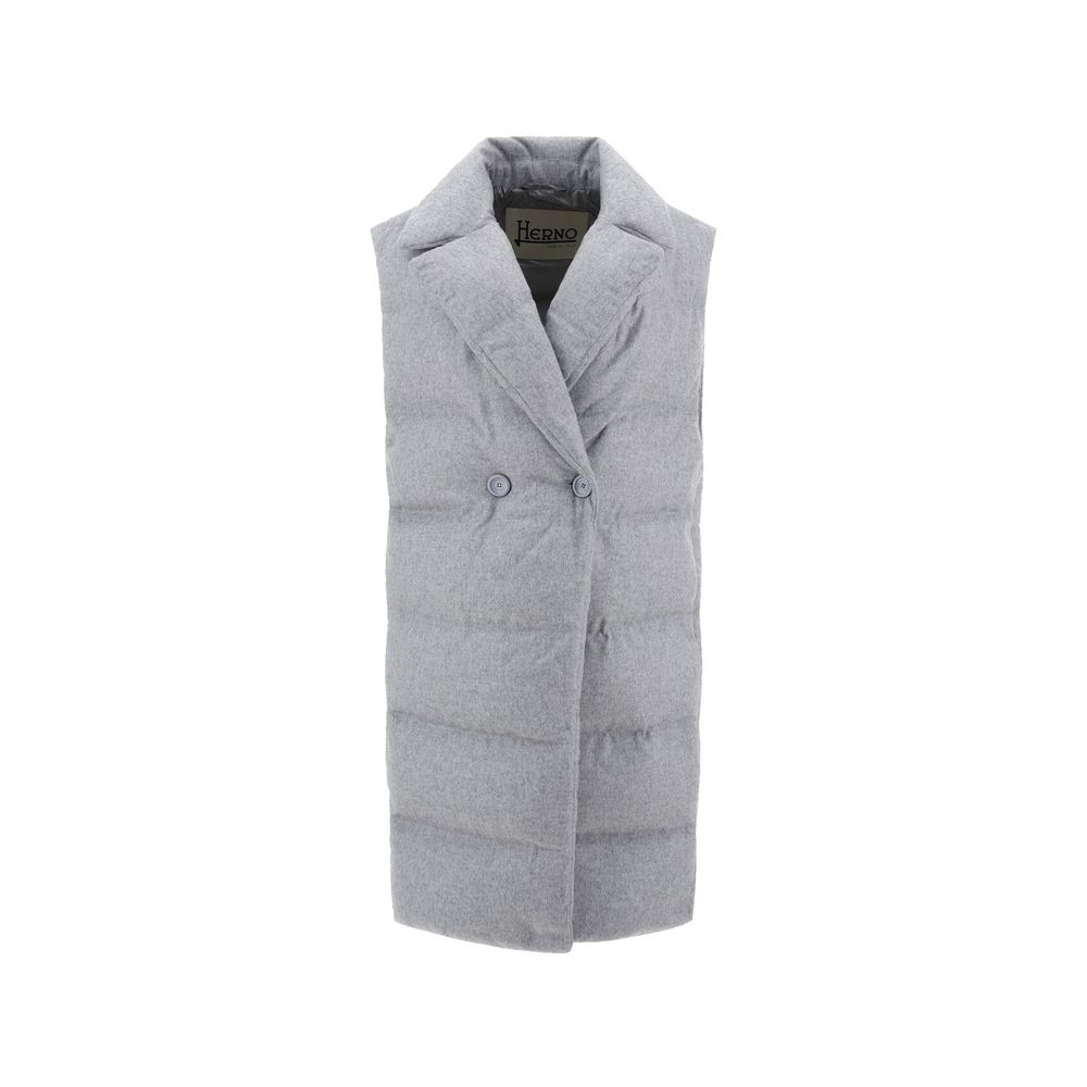Herno Gray Cashmere Coat | Regal Royce