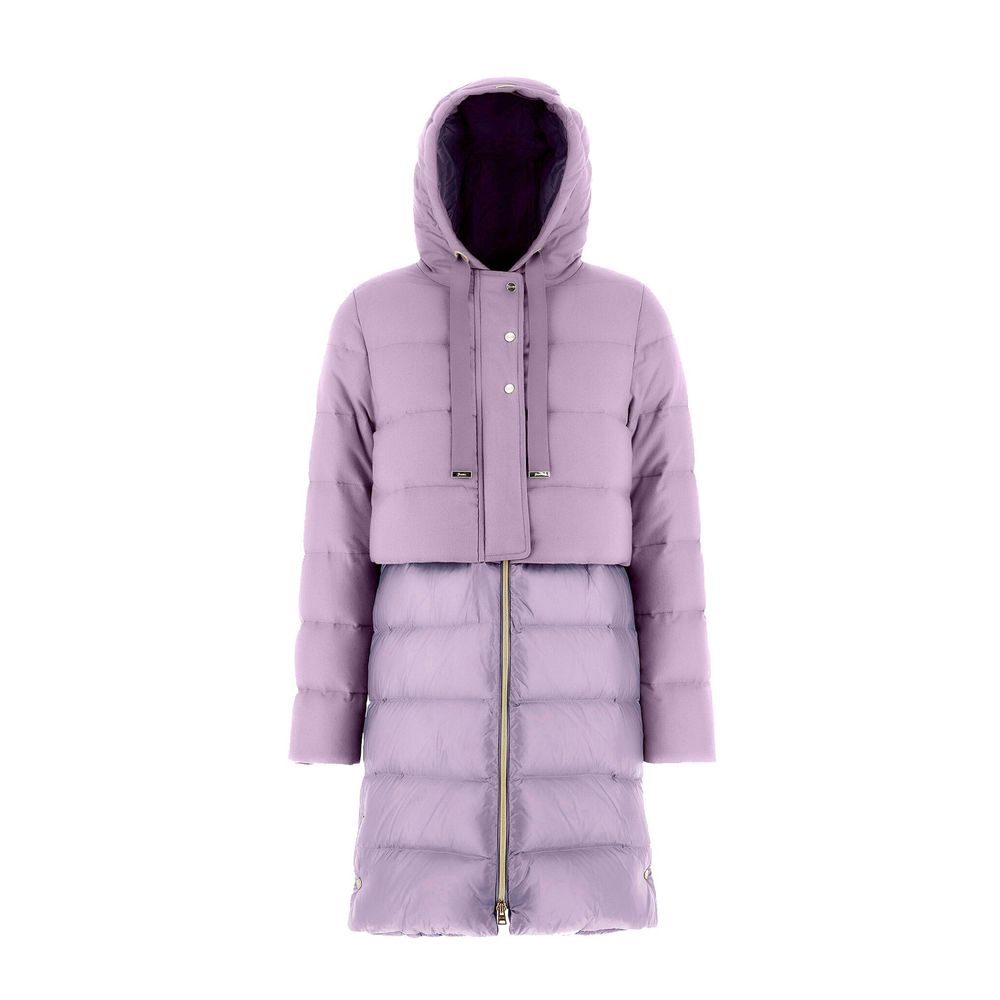 Herno Purple Cashmere Coat | Regal Royce